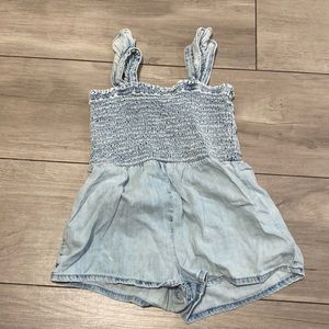 Gap toddler jean romper, size 4T